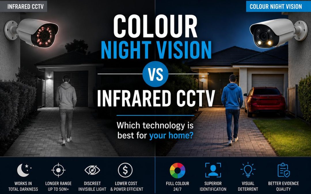 The Real Differences Between Colour Night Vision and Infrared CCTV (And What’s Best For Your Home)